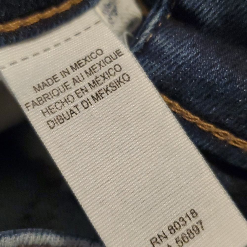 Lucky Brand Jeans Women's Size 00 24 Blue Skinny Jeans Ava Skinny Ankle Boho - Picture 8 of 12